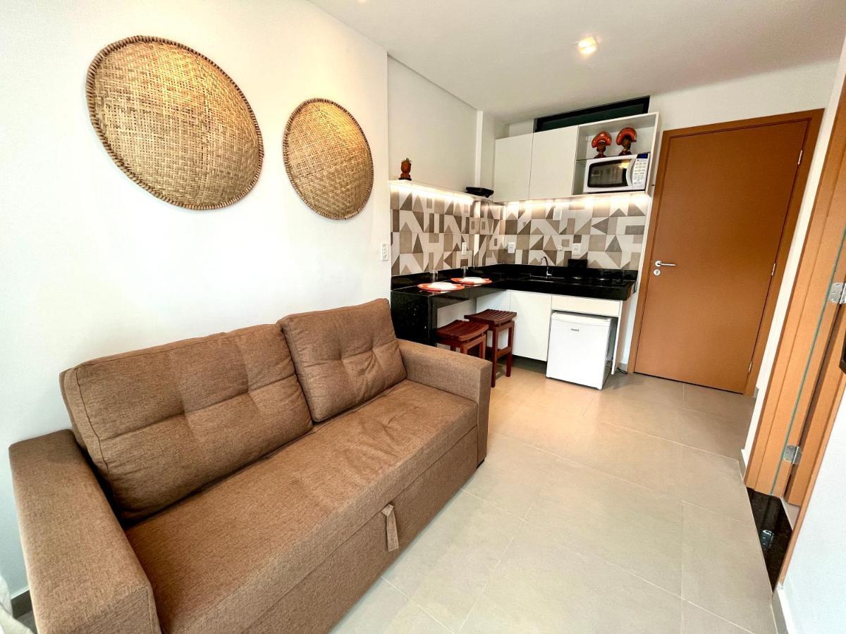 איפוחוקה Flat Mobiliado A 15 M Da Praia מראה חיצוני תמונה