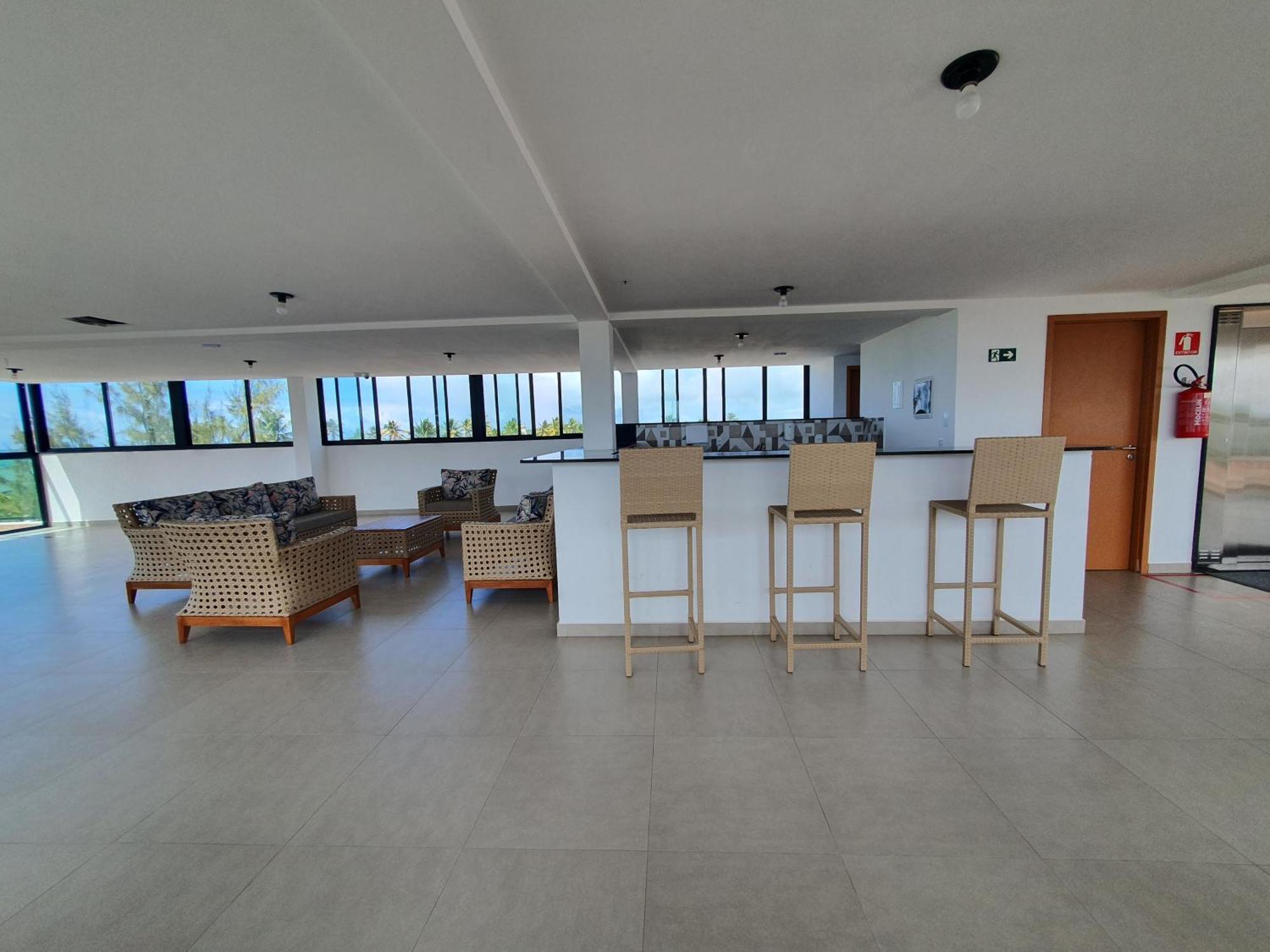 איפוחוקה Flat Mobiliado A 15 M Da Praia מראה חיצוני תמונה